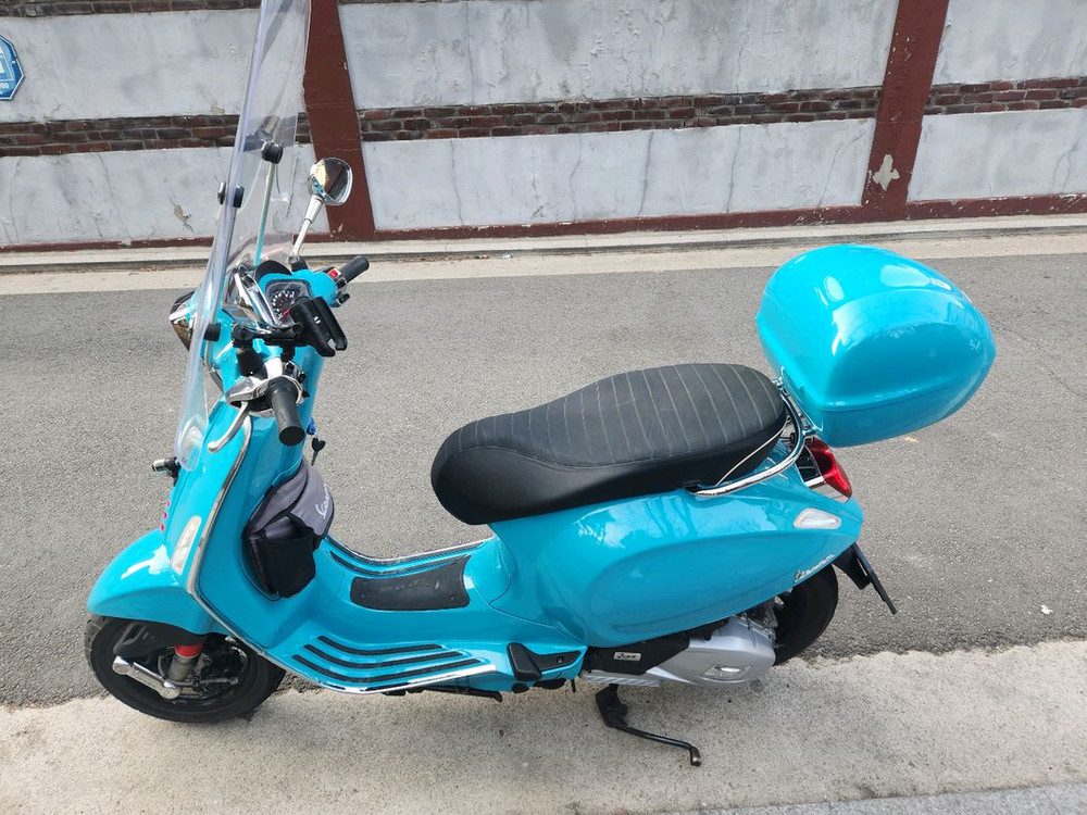 2022년식 베스파 스프린트 블박, 탑박스튜닝 이미지