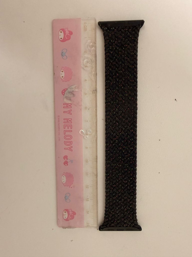 애플 블레이드솔로루프 블랙유니티 사이즈5 판매합니다. 이미지