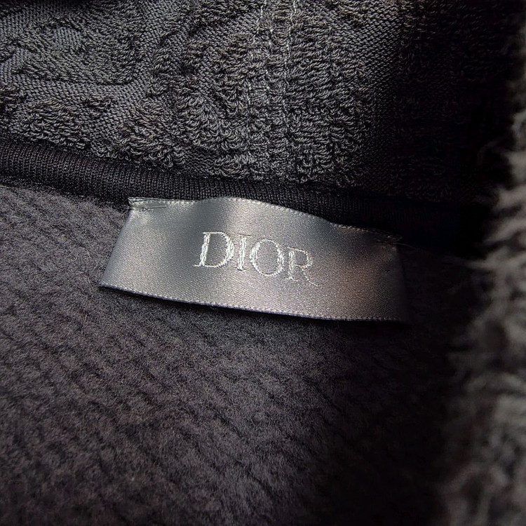 [클로젯][XL]디올 오블리크 코튼 테리 자카드 후드티 이미지