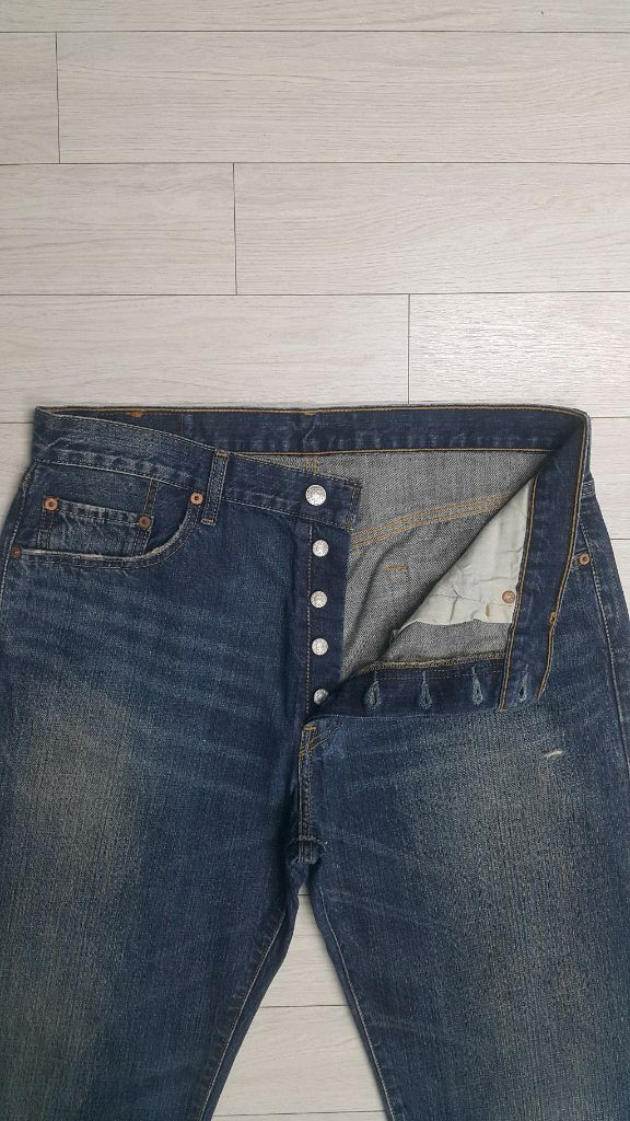 리바이스진501(해외판) S.F 34인치(No.51)정품! 드라이완료! 이미지