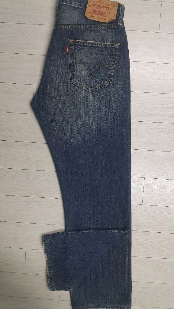 리바이스진501(해외판) S.F 34인치(No.51)정품! 드라이완료! 이미지