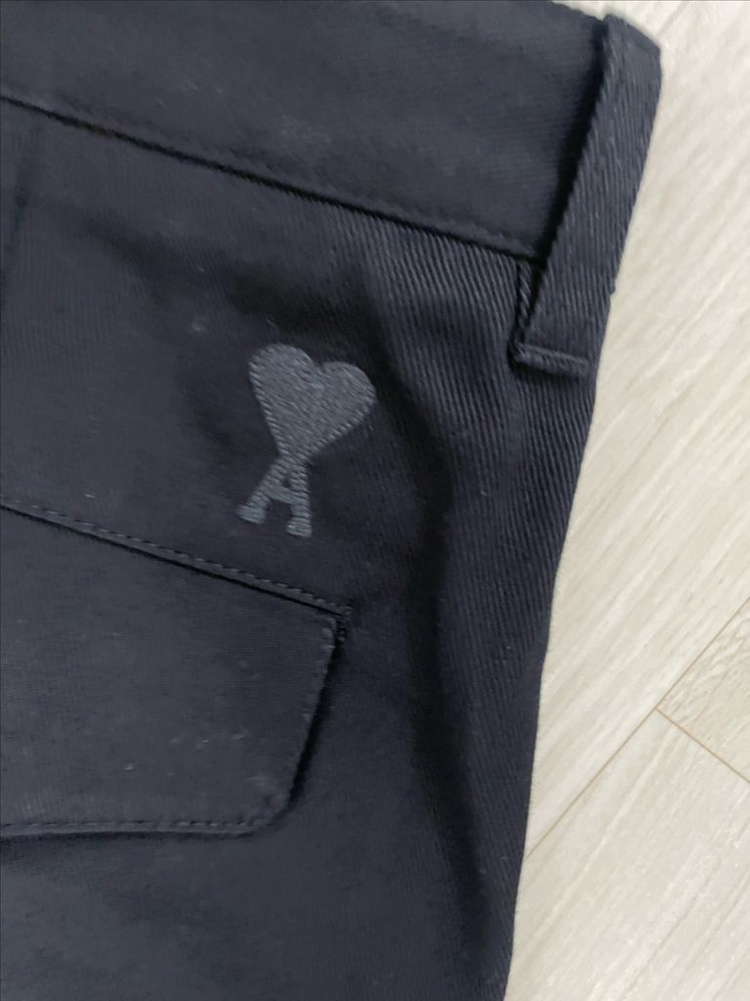 아미 ami 배기팬츠 블랙 이미지