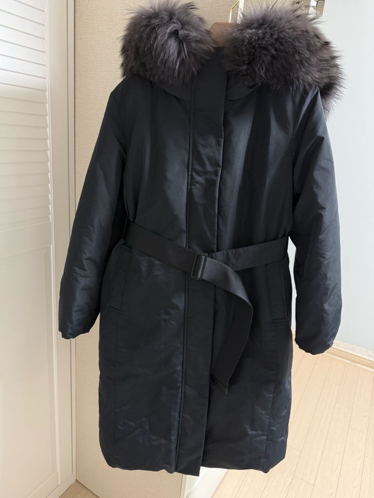 구호 모피 폭스퍼 구스패딩 이미지