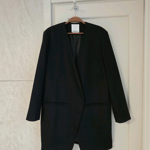 톰보이 노카라 오버핏 재킷 프리사이즈 77까지 이미지