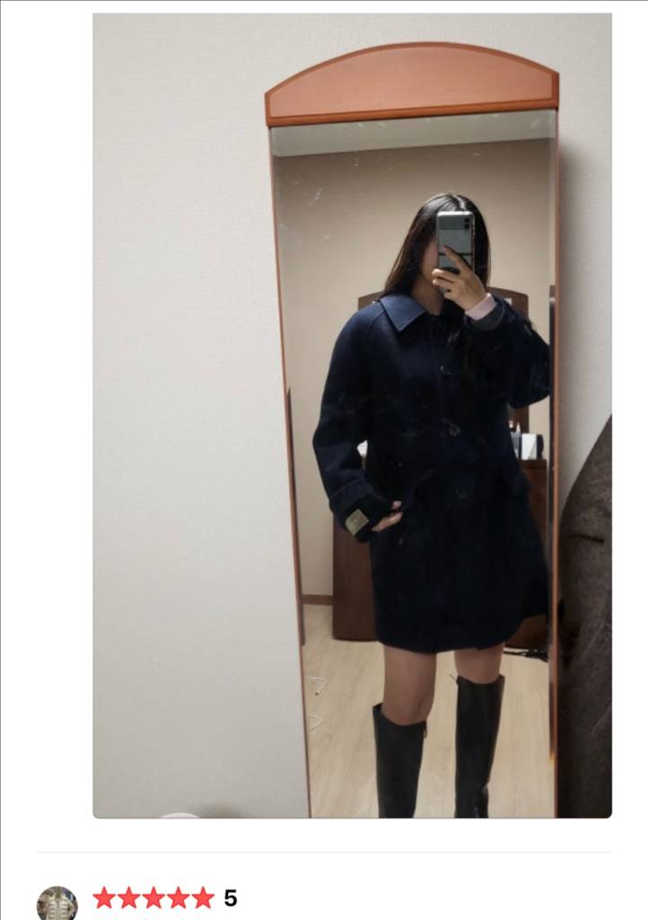 새상품) 프로젝트M 캐시미어 코트 (원가 26만원) 이미지