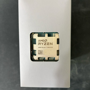 [미개봉 새상품] 라이젠 7800X3D 국내정발 CPU 783D AMD 이미지