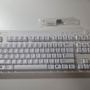 풀윤활 리얼포스R3 TKL BT 저소음 무접점 화이트 키보드 싸게 드려요 이미지