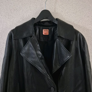 [55~66]더커버 블랙 가죽자켓 여성용 봄시즌 이미지