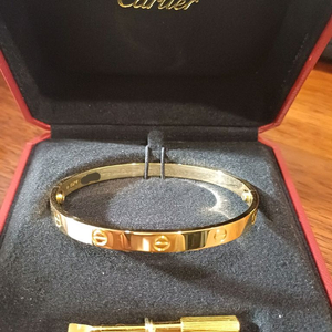 (20호)까르띠에 러브팔찌 클래식 옐로우골드 이미지