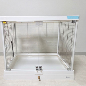 스텐304&유리 새장 케이지. 조류,앵무새,고슴도치,토끼 사육장. 강아지&고양이 임시 분리 케이지 이미지