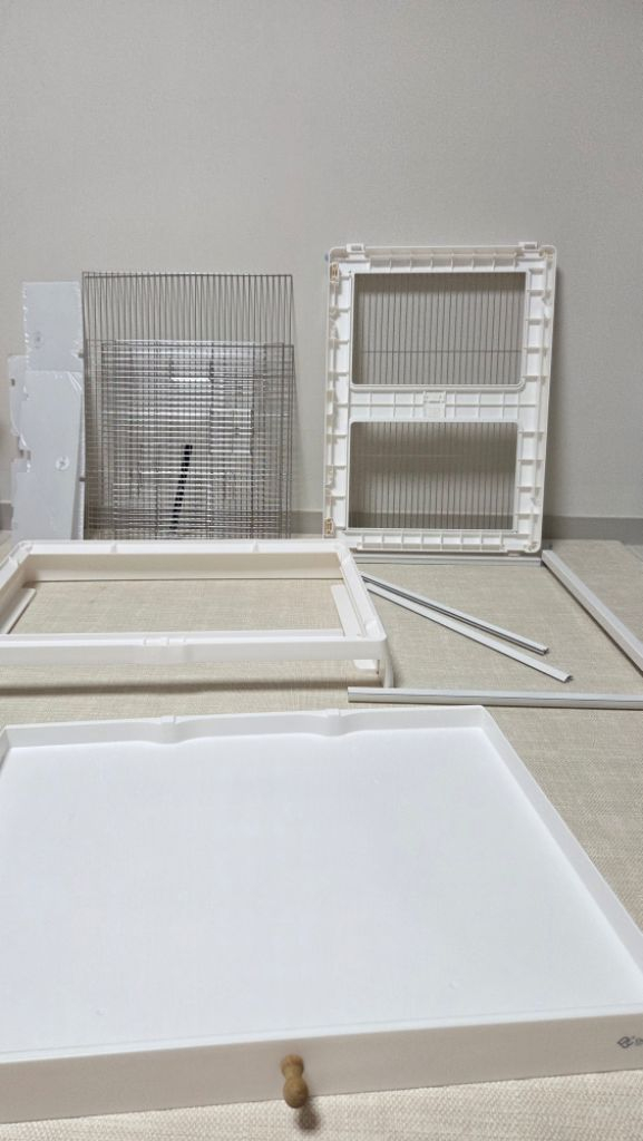 스텐304&유리 새장 케이지. 조류,앵무새,고슴도치,토끼 사육장. 강아지&고양이 임시 분리 케이지 이미지