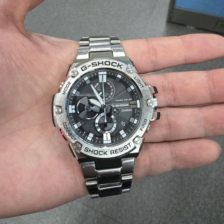 카시오 지샥 GST-B100D-1A 메탈 시계 쥐샥 이미지