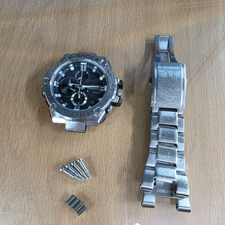 카시오 지샥 GST-B100D-1A 메탈 시계 쥐샥 이미지