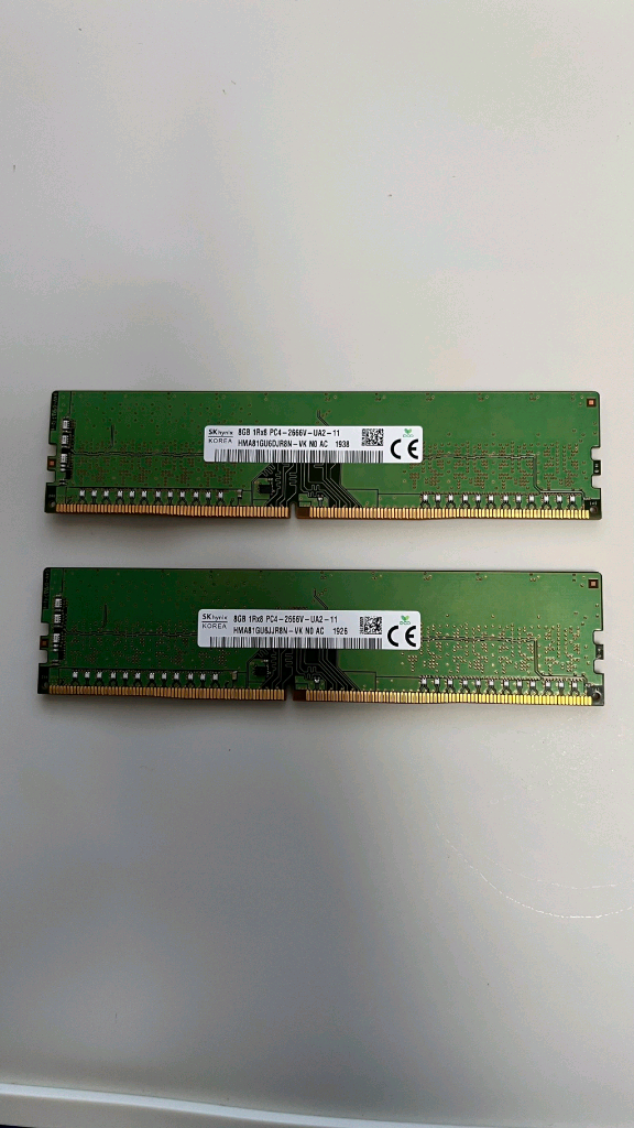 DDR4 2666 8GB 메모리 2개 세트 이미지