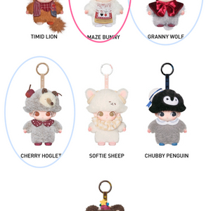 팝마트 디무 비밀 연극단 인형 키링 이미지