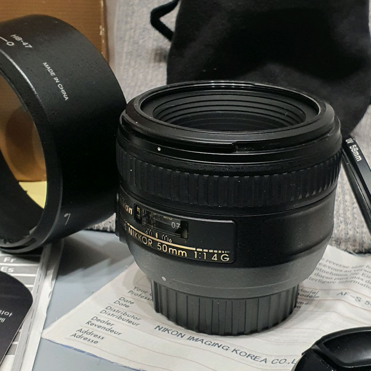 니콘 AF-S 50mm F1.4G 단렌즈 이미지