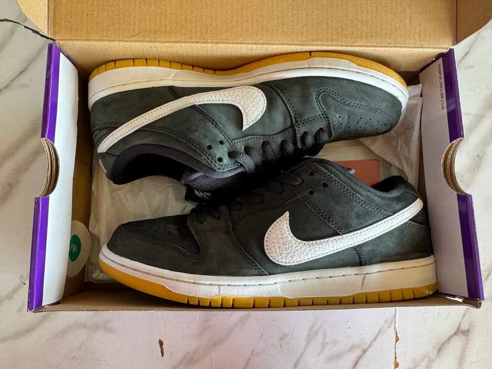 (정품) 나이키SB 덩크 로우 프로 블랙 화이트 270 팝니다 이미지