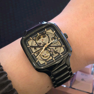 풀구성) 라도 트루스퀘어 풀세라믹 시계 이미지