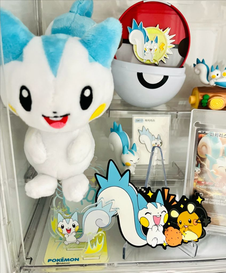 포켓몬스터 파치리스 피규어 가챠 리멘트 뱃지 아크릴 인형 등 일괄 이미지