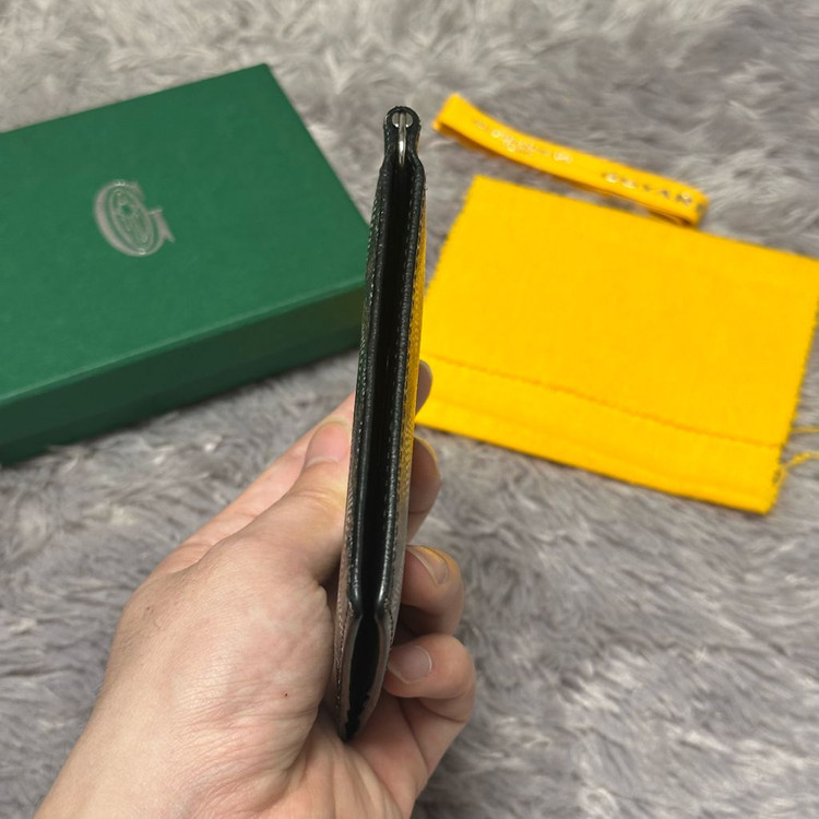 [풀구성] 고야드 생토마 머니클립 반지갑 블랙 이미지