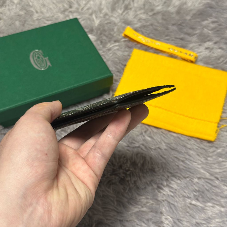 [풀구성] 고야드 생토마 머니클립 반지갑 블랙 이미지