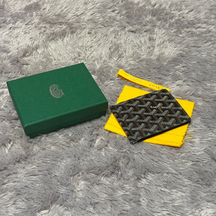 [풀구성] 고야드 생토마 머니클립 반지갑 블랙 이미지