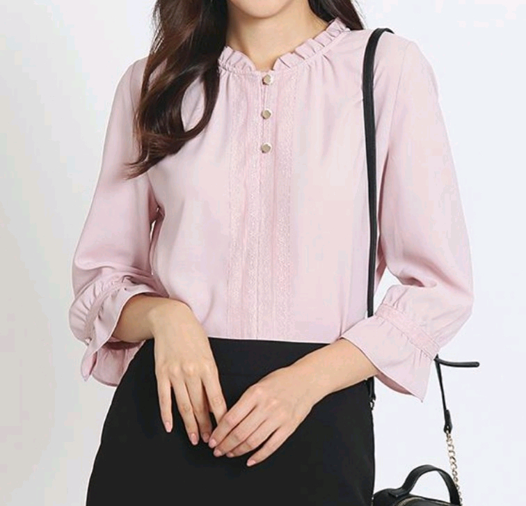 브랜드 로엠쉬폰블라우스5566 이미지