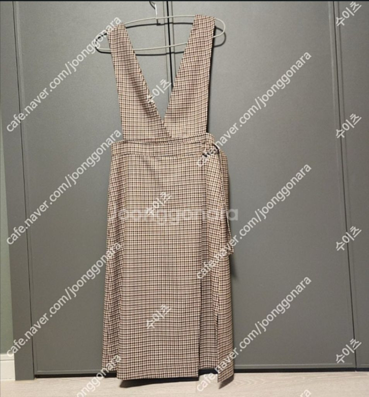 LIST 체크 뷔스티에 원피스 55 이미지