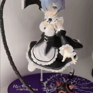 리제로 전력조형 철퇴 메이드 렘 미소녀 피규어 이미지