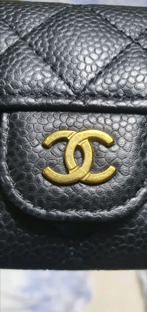 샤넬 캐비어 클똑 카드지갑/지갑 정품S급(보증서O)구찌프라다루이비통디올고야드샤넬셀린느보테가생로랑발렌시아가버버리가방 이미지