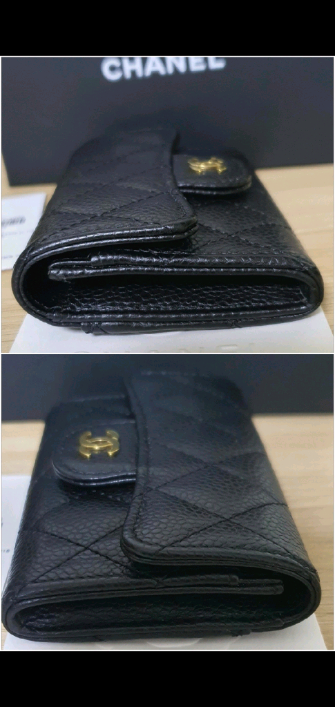 샤넬 캐비어 클똑 카드지갑/지갑 정품S급(보증서O)구찌프라다루이비통디올고야드샤넬셀린느보테가생로랑발렌시아가버버리가방 이미지