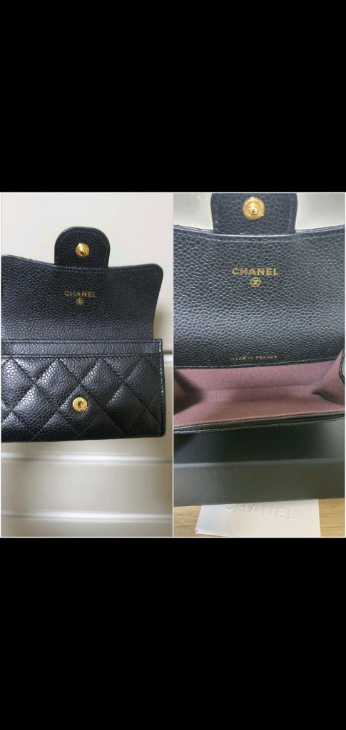 샤넬 캐비어 클똑 카드지갑/지갑 정품S급(보증서O)구찌프라다루이비통디올고야드샤넬셀린느보테가생로랑발렌시아가버버리가방 이미지
