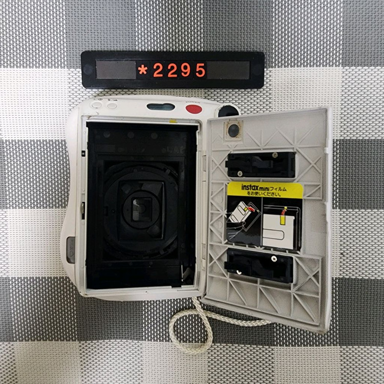 후지 인스탁스 미니 25 화이트 폴라로이드 카메라 이미지