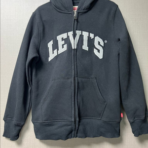 리바이스 키즈 후드집업 블랙 S (128-140cm) 이미지