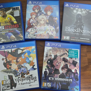 PS4 게임 타이틀 5종 세트 이미지