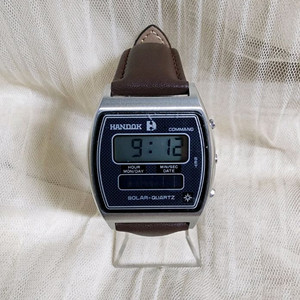 80s 한독 빈티지 솔라 쿼츠 전자시계 이미지