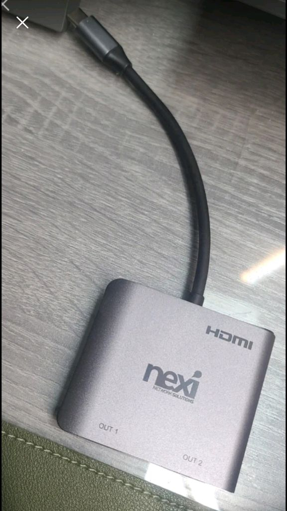 넥시 USB-C to 듀얼 4K HDMI 컨버터 이미지