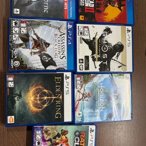 PS4와 PS5 게임 타이틀 모음입니다 이미지
