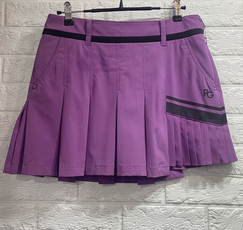 정품 파리게이츠 골프스커트1 (정가 338,000원) 플리츠 큐롯스커트:) 치마바지 골프하의 골프치마 골프웨어 이미지