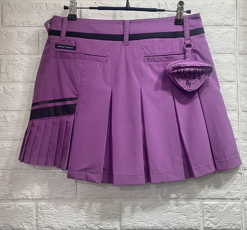 정품 파리게이츠 골프스커트1 (정가 338,000원) 플리츠 큐롯스커트:) 치마바지 골프하의 골프치마 골프웨어 이미지