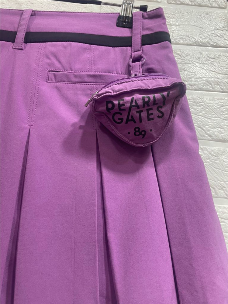 정품 파리게이츠 골프스커트1 (정가 338,000원) 플리츠 큐롯스커트:) 치마바지 골프하의 골프치마 골프웨어 이미지