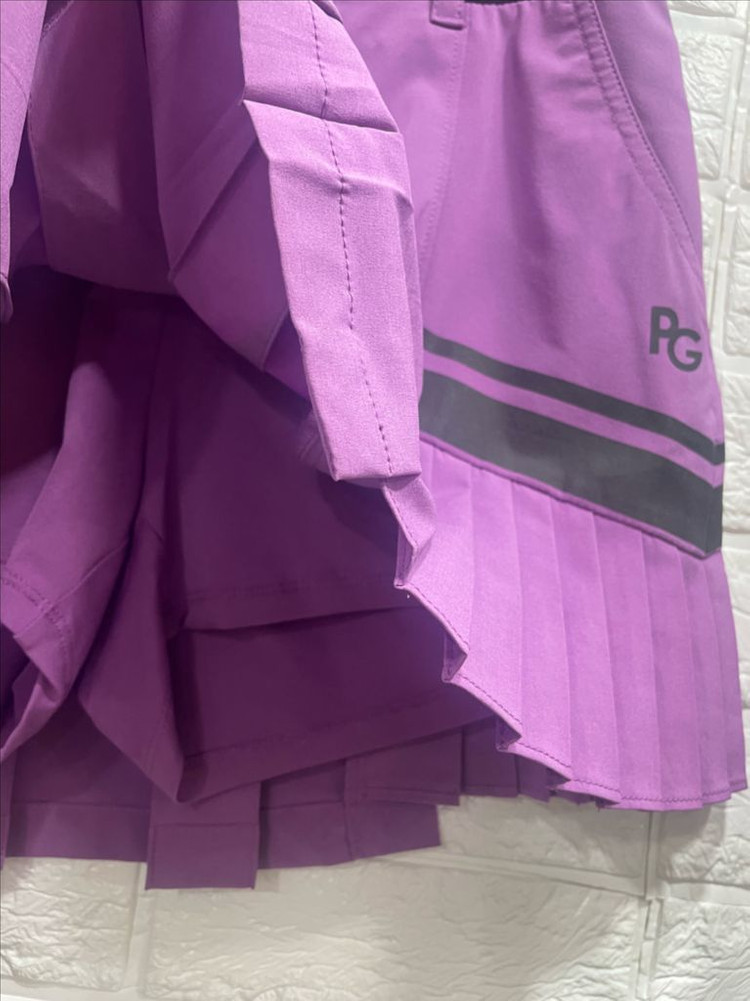 정품 파리게이츠 골프스커트1 (정가 338,000원) 플리츠 큐롯스커트:) 치마바지 골프하의 골프치마 골프웨어 이미지