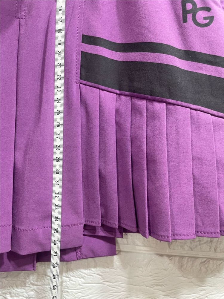 정품 파리게이츠 골프스커트1 (정가 338,000원) 플리츠 큐롯스커트:) 치마바지 골프하의 골프치마 골프웨어 이미지