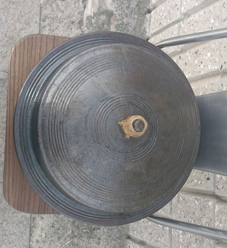 (중고)무쇠 가마솥 팝니다.(24cm/9인용) 이미지