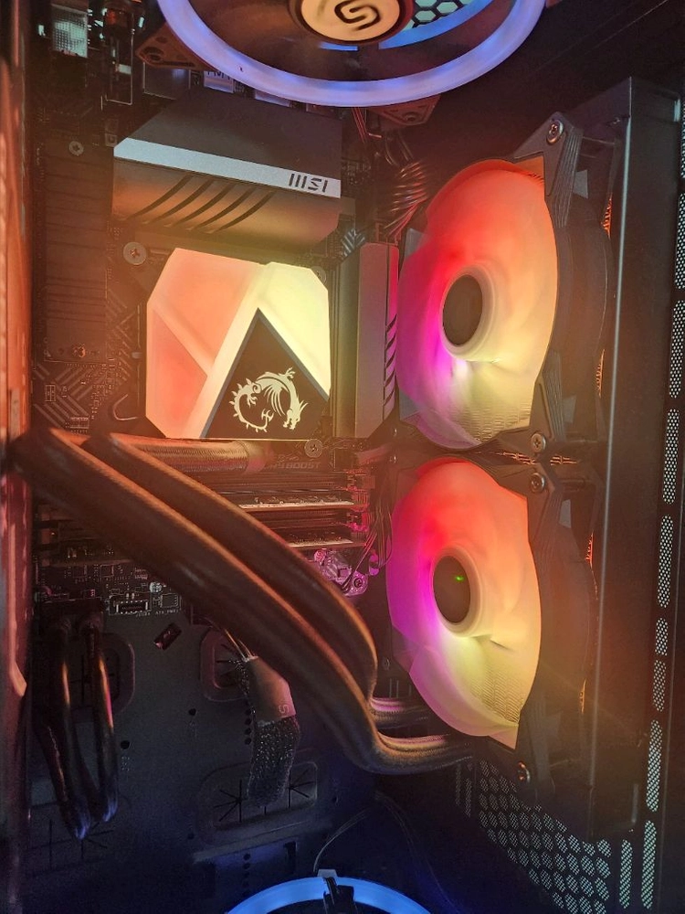 msi mag 코어리퀴드 c240 2열 수냉 이미지