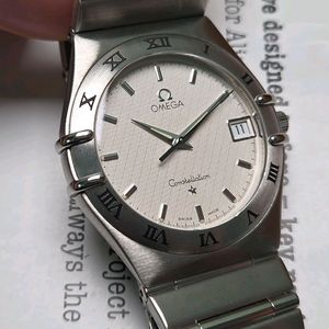 오메가 컨스틸레이션 별로고 격자 화이트판 쿼츠 브레이슬릿 ver. 이미지