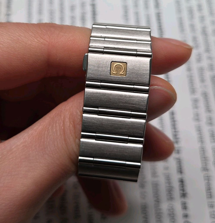 오메가 컨스틸레이션 별로고 격자 화이트판 쿼츠 브레이슬릿 ver. 이미지