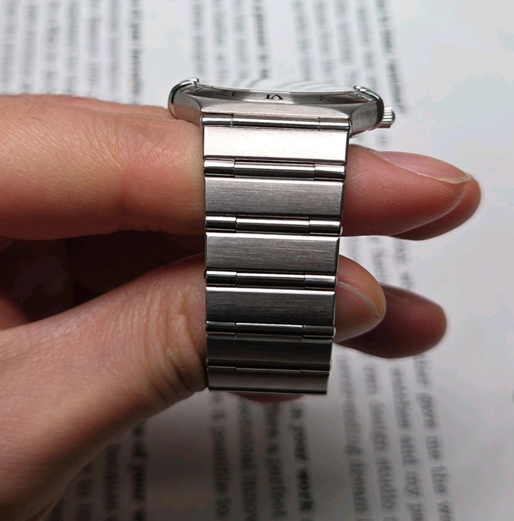 오메가 컨스틸레이션 별로고 격자 블랙판 쿼츠 브레이슬릿 ver. 이미지