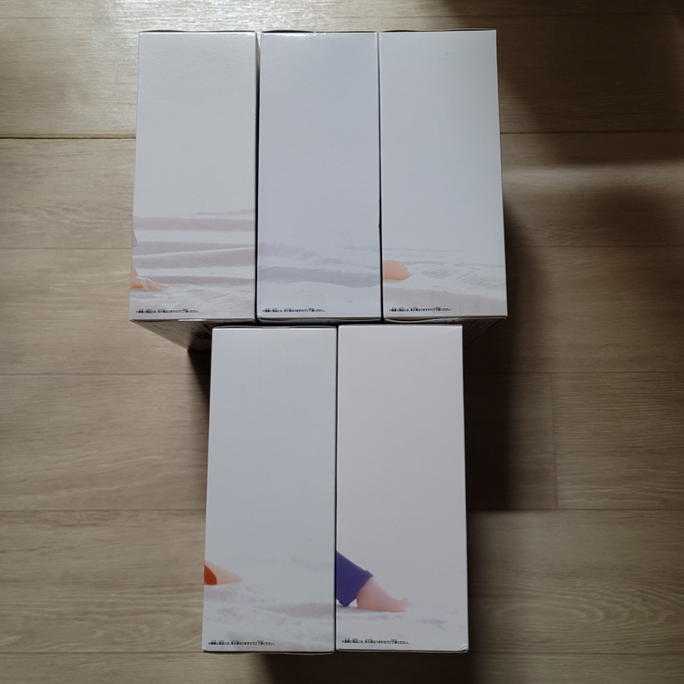 신품 미개봉 오등분의 신부 피규어 Room wear ver. 파자마 5체 이미지