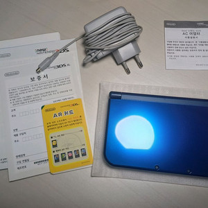 닌텐도 new 3ds xl 블루 포켓무버,포켓몬뱅크 이미지